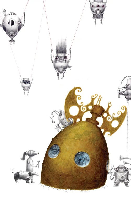 Bomb Squad by Bill Carman wall art