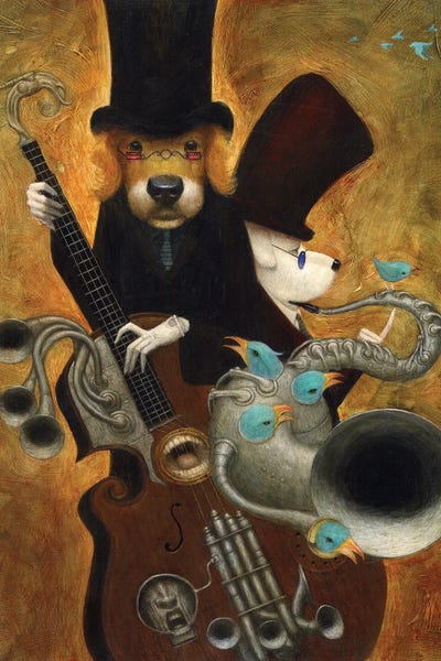 Whimsical Steampunk: Canine Beat by Bill Carman