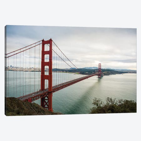 Golden Gate Canvas Print #BCP19} by Bill Carson Photography Canvas Artwork