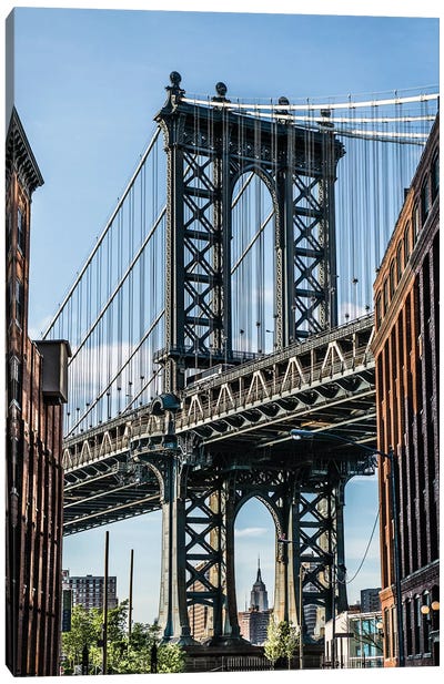 Manhattan Bridge Canvas Art Print - Brooklyn Art