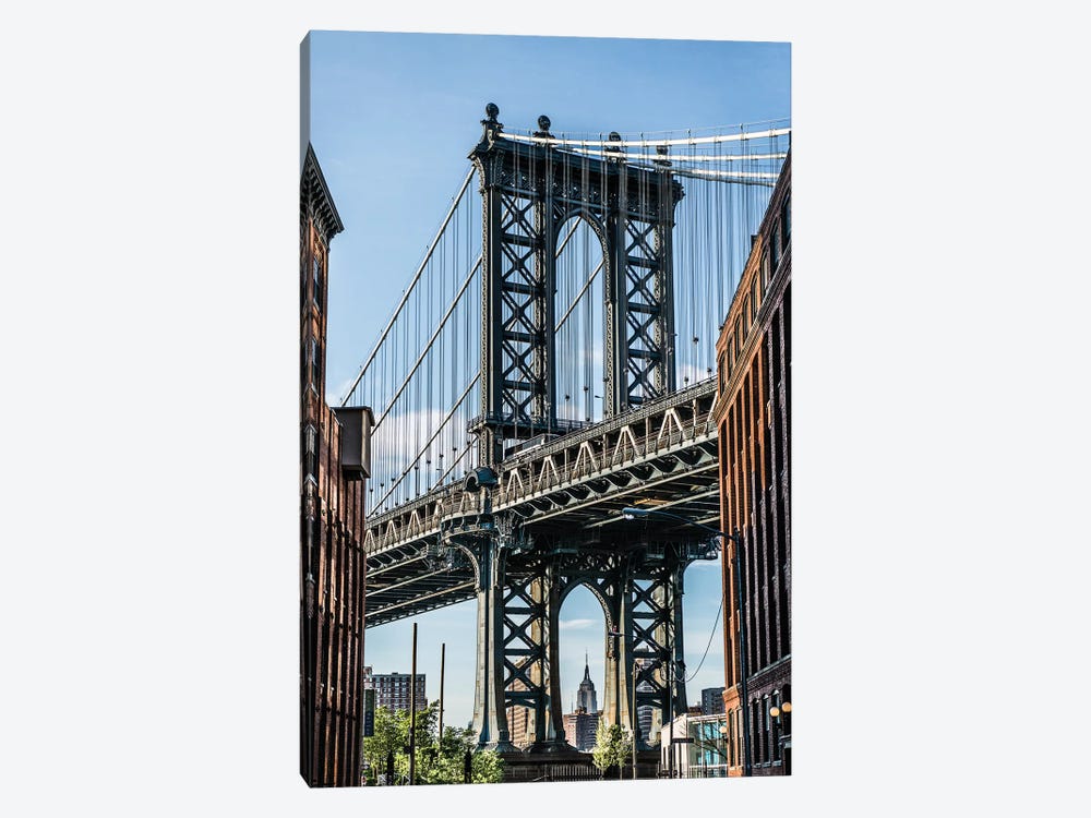 Manhattan Bridge by Bill Carson Photography 1-piece Canvas Print
