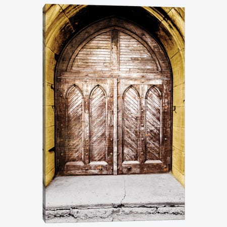 Golden Cathedral Door I Canvas Print #BCP49} by Bill Carson Photography Art Print