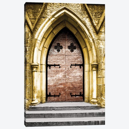 Golden Cathedral Door II Canvas Print #BCP50} by Bill Carson Photography Canvas Art