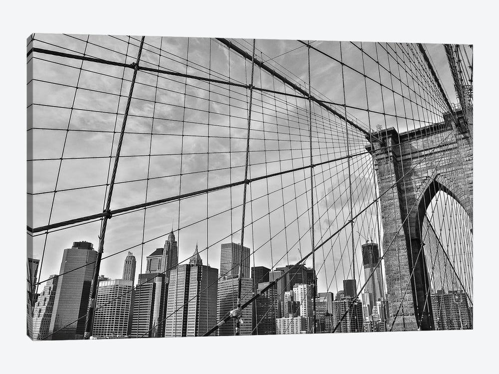 Brooklyn Bridge by Bill Carson Photography 1-piece Canvas Wall Art