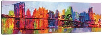 Abstract Manhattan Canvas Art Print