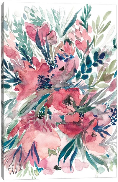 Floral Dance Canvas Art Print - Albina Bratcheva