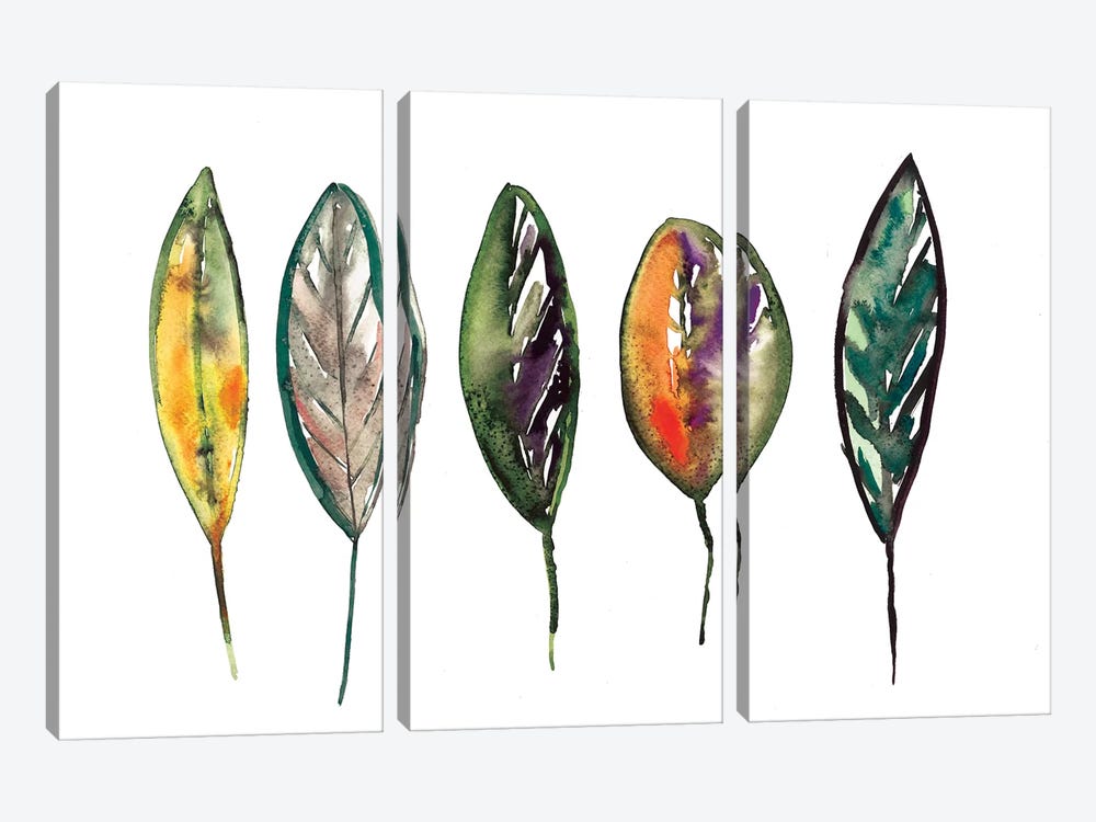 Feathers by Albina Bratcheva 3-piece Art Print