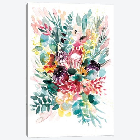 Floral Bouquet I Canvas Print #BCV18} by Albina Bratcheva Canvas Wall Art