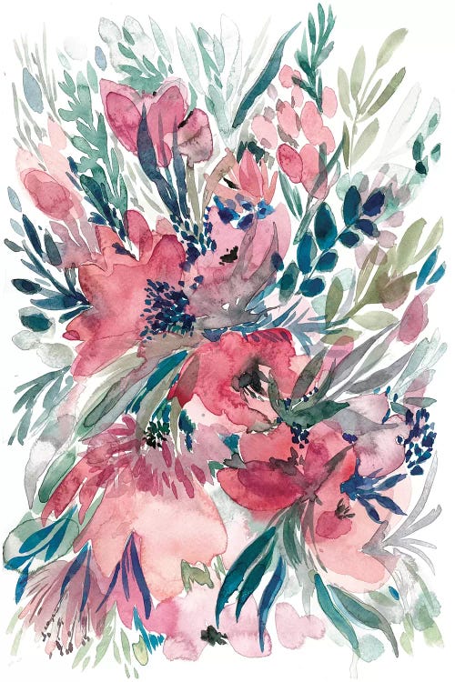 Floral Bouquet II by Albina Bratcheva wall art