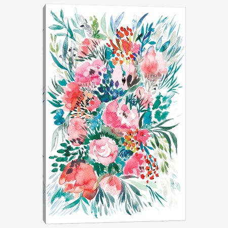 Floral Bouquet III Canvas Print #BCV20} by Albina Bratcheva Canvas Print