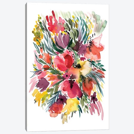 Floral Bouquet V Canvas Print #BCV22} by Albina Bratcheva Canvas Art Print
