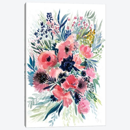 Floral Bouquet VI Canvas Print #BCV23} by Albina Bratcheva Art Print