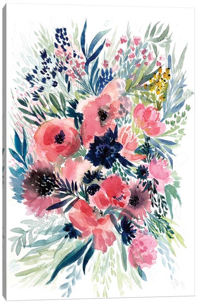 Floral Bouquet VI Canvas Art Print - Albina Bratcheva