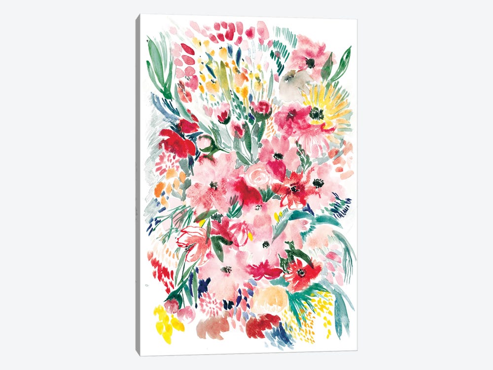 Floral Field I by Albina Bratcheva 1-piece Canvas Art Print