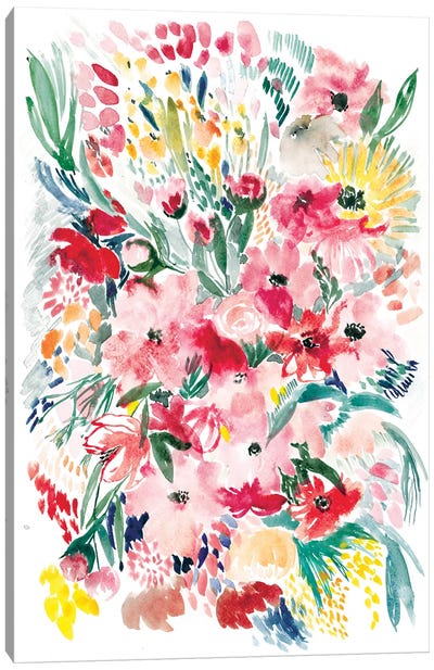 Floral Field I Canvas Art Print - Albina Bratcheva