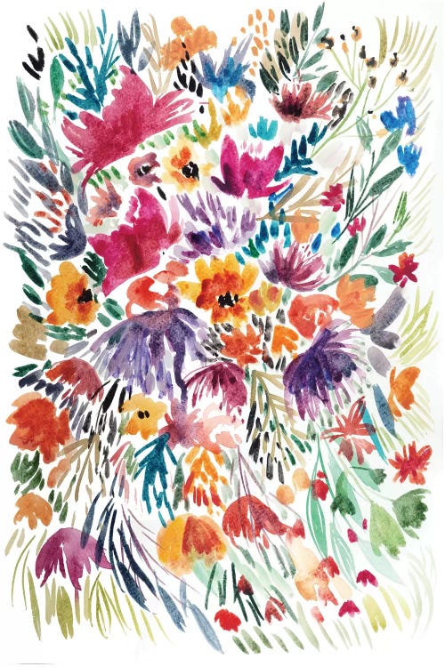 Floral Field II by Albina Bratcheva wall art