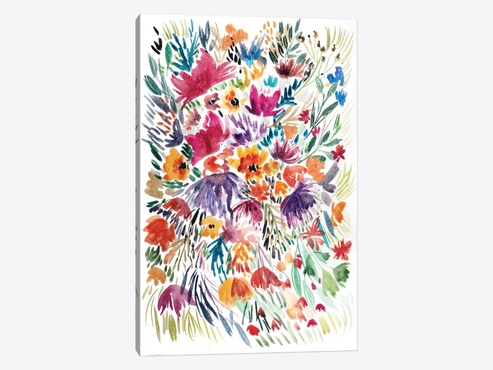 Floral Field II by Albina Bratcheva 1-piece Canvas Wall Art