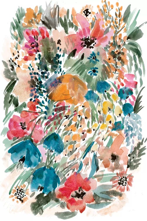 Floral Field III by Albina Bratcheva canvas print