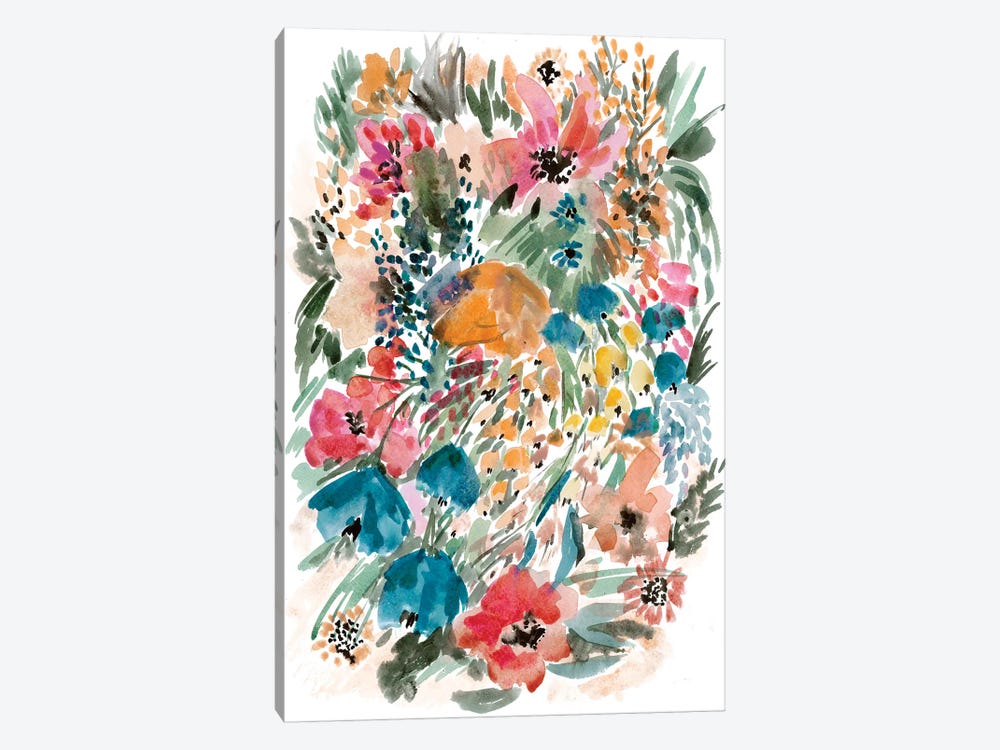 Floral Field III by Albina Bratcheva 1-piece Canvas Art Print