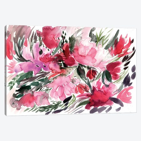 Floral Field IV Canvas Print #BCV27} by Albina Bratcheva Canvas Art