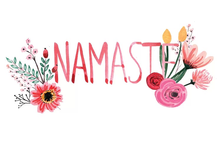 Namaste by Albina Bratcheva wall art