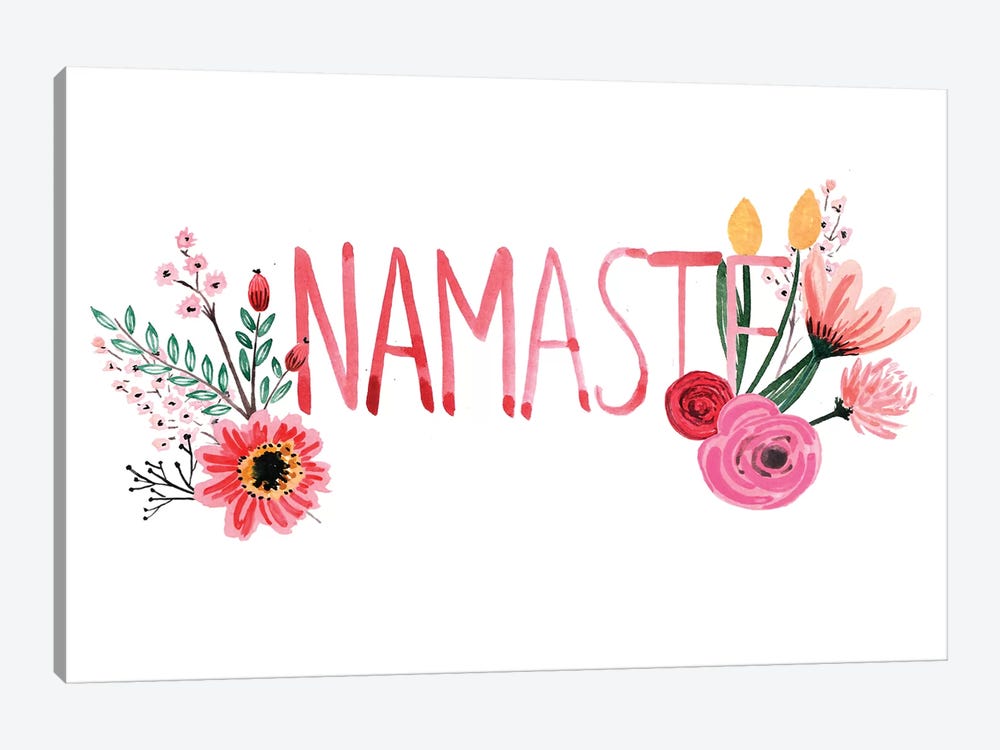 Namaste by Albina Bratcheva 1-piece Canvas Art Print