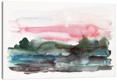 On The Lake Canvas Art Print - Albina Bratcheva