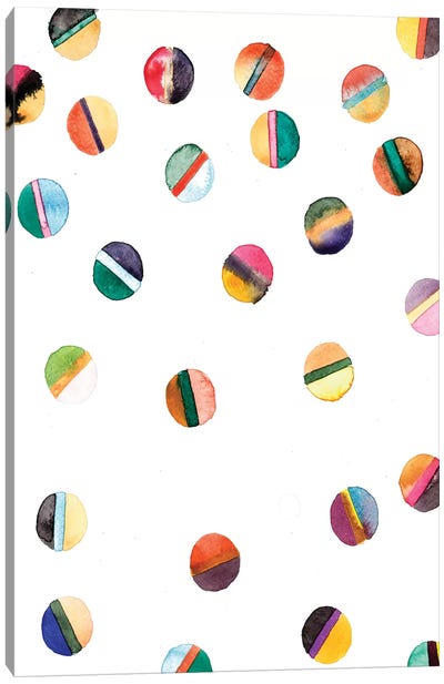 Orbs Canvas Art Print - Polka Dot Patterns