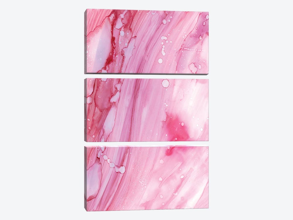 Pink Galaxy by Albina Bratcheva 3-piece Canvas Artwork