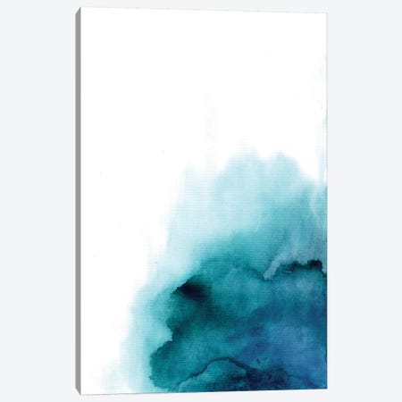Blue Drop Canvas Print #BCV4} by Albina Bratcheva Canvas Art Print