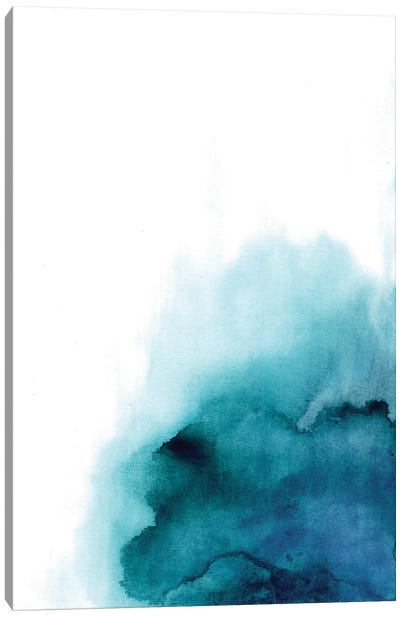 Blue Drop Canvas Art Print - Albina Bratcheva