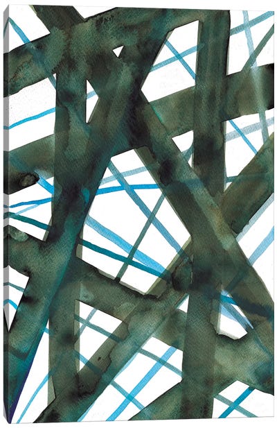 Tangled  I Canvas Art Print - Linear Abstract Art