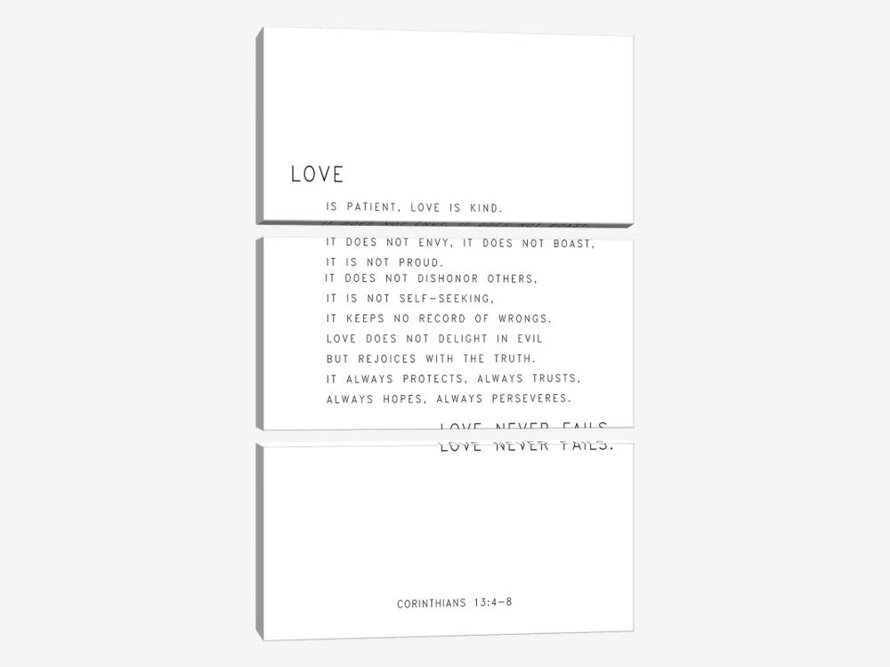 Love is Patient… by Albina Bratcheva 3-piece Art Print