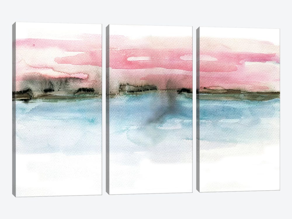 Coastline by Albina Bratcheva 3-piece Canvas Print