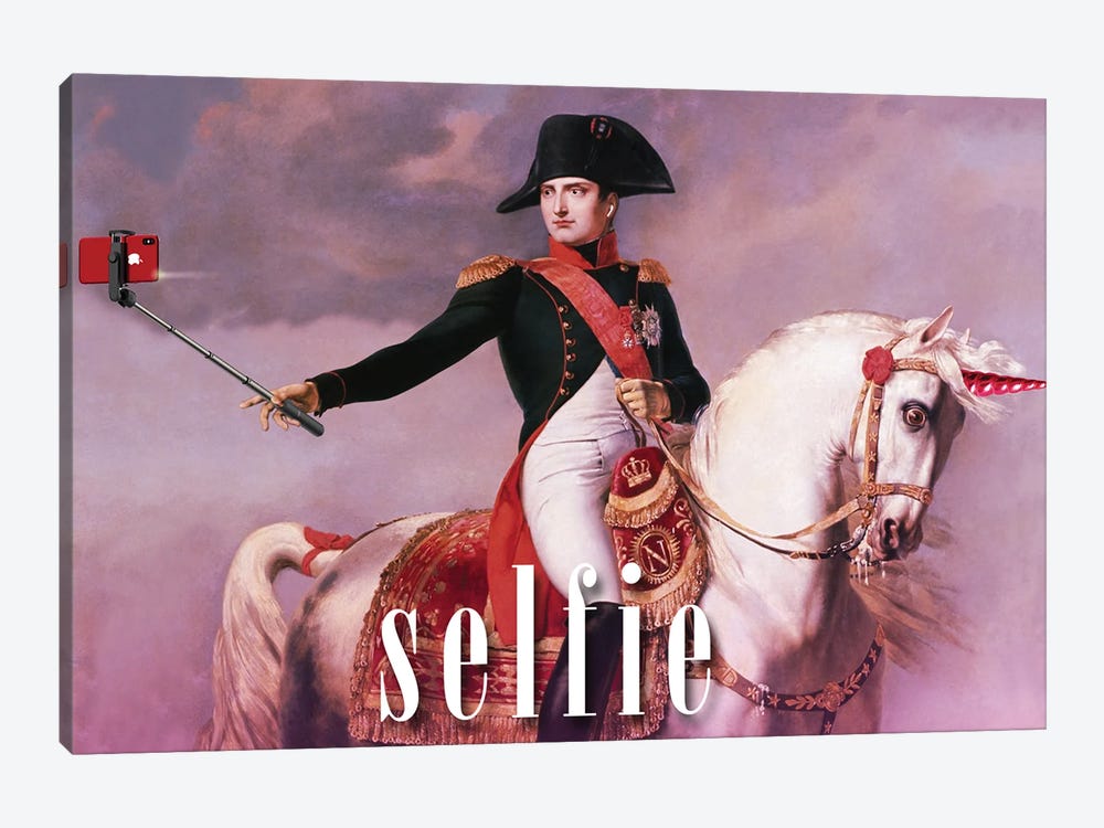 Napoleon Selfie by Bekir Ceylan 1-piece Canvas Art Print