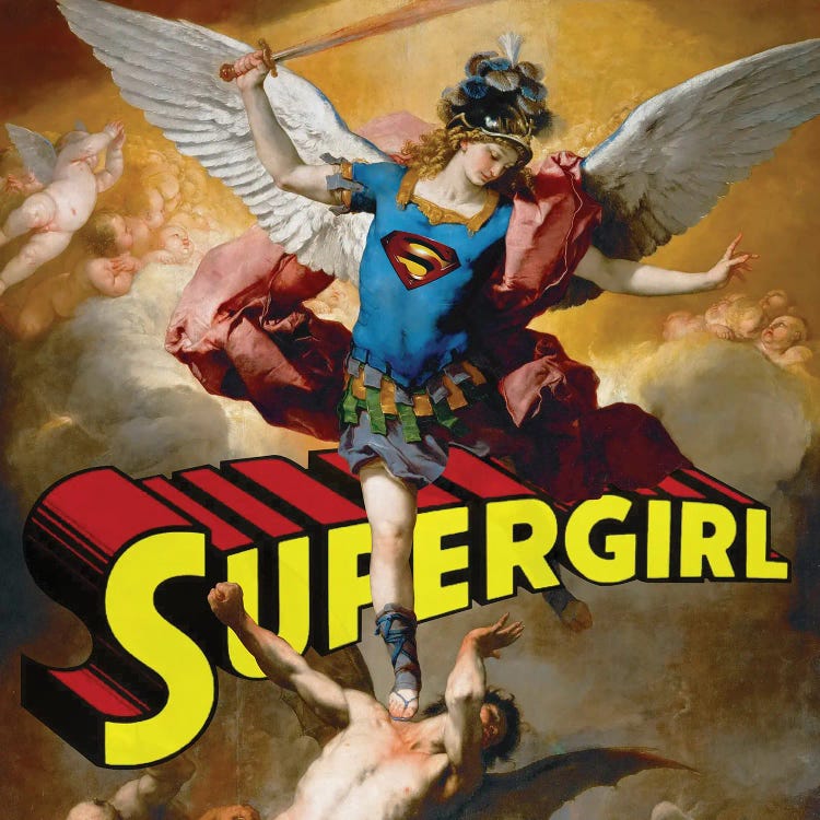 Painting Supergirl