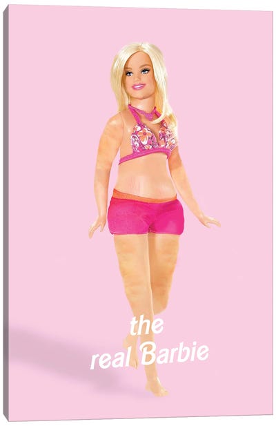 The Real Barbie Canvas Art Print - Toys & Collectibles