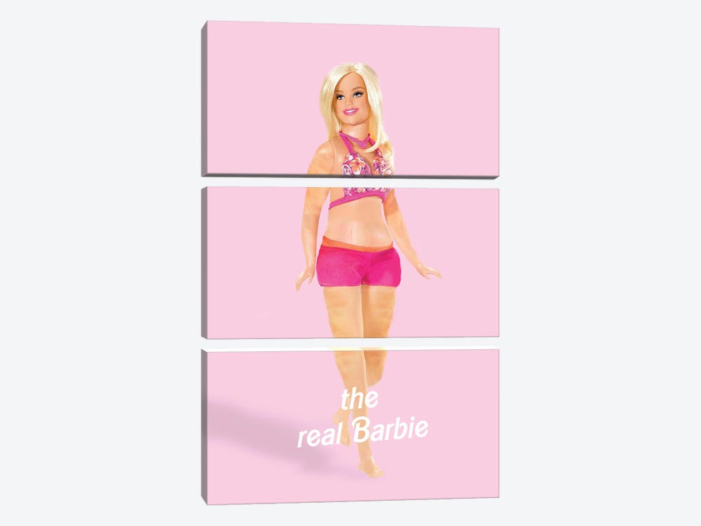 The Real Barbie by Bekir Ceylan 3-piece Art Print