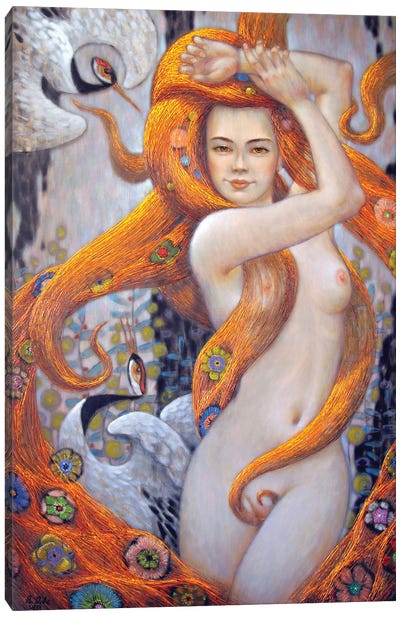 Estrela Da Manhã Canvas Art Print - Artists Like Klimt