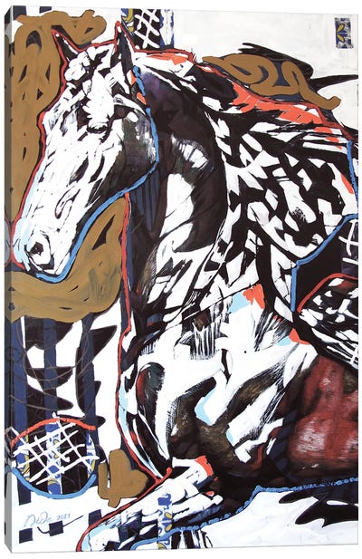 Pégaso Canvas Art Print - Pegasus Art