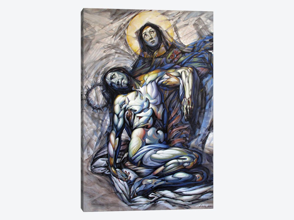 Pieta by Bogdan Dide 1-piece Canvas Print