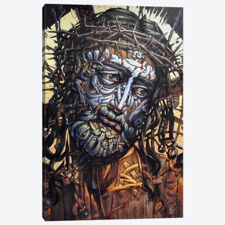 Isus Canvas Print #BDD7} by Bogdan Dide Canvas Print