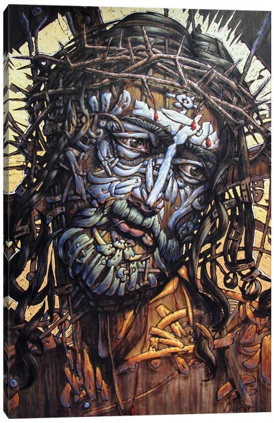 Isus Canvas Art Print - Bogdan Dide