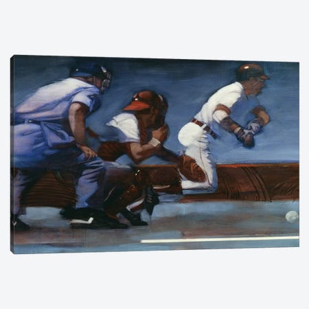 Baseball II Canvas Print #BDE14} by Bruce Dean Art Print
