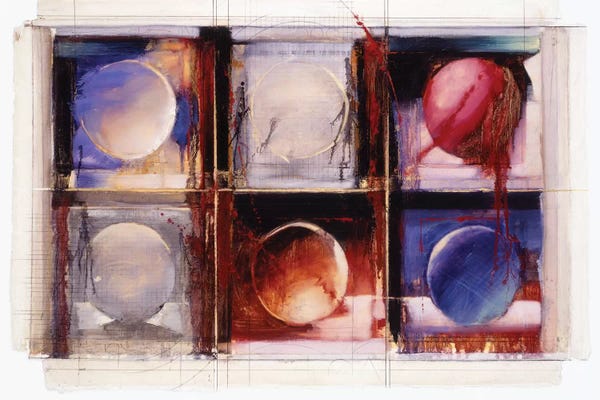 Polka Dot: Abstract X by Bruce Dean