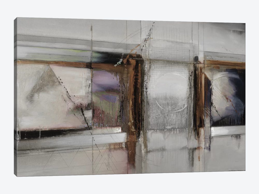 Abstract XIV, Muted & Horizontal by Bruce Dean 1-piece Canvas Print