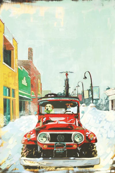 Winter In Paradise by Barton DeGraaf framed canvas print