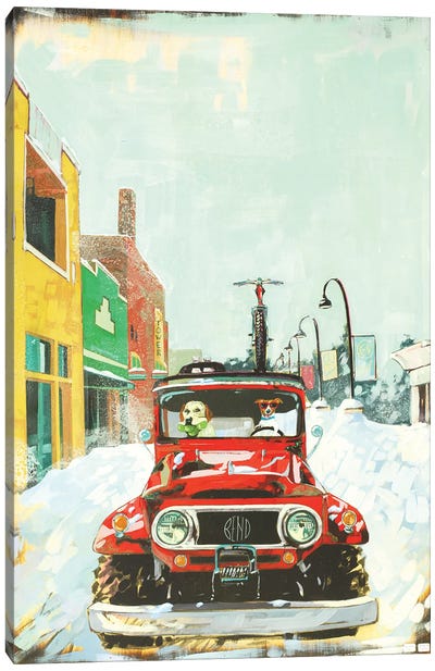 Winter In Paradise Canvas Art Print - Barton DeGraaf
