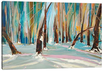 Alpine Bushwalk Canvas Art Print - Enchanted Forests