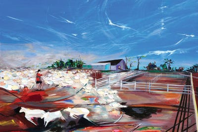 Freedom Leap by Bridie O'Brien canvas print